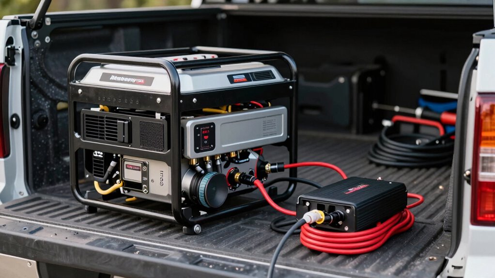 install truck bed generator