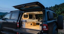 modular truck bed camping