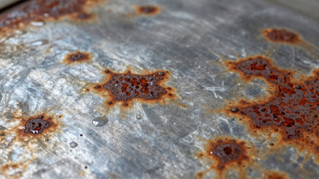 moisture causes bed rust
