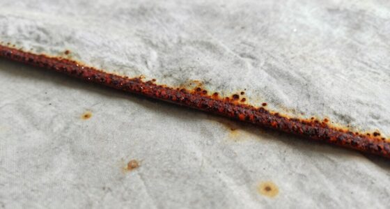 moisture causes rust buildup