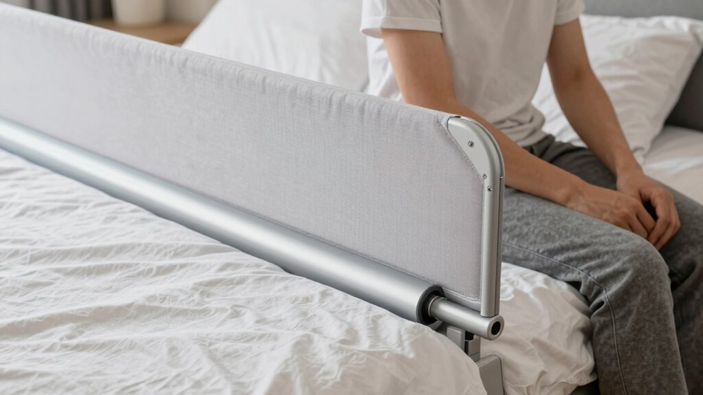 optimal bed rail safety design
