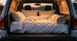 optimal truck bed sleeping posture