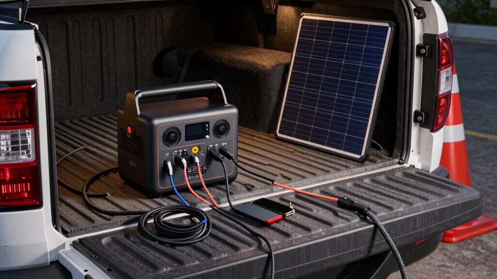 portable solar power system