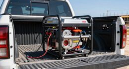 portable truck bed generator