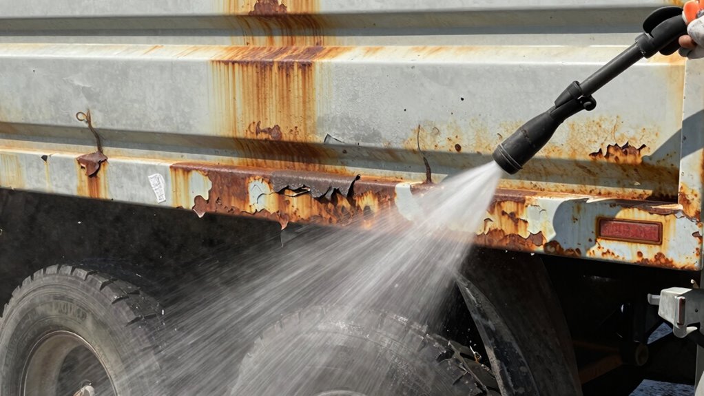 pressure paint corrosion technique