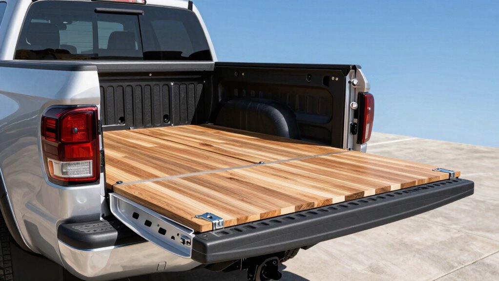 removable truck bed construction