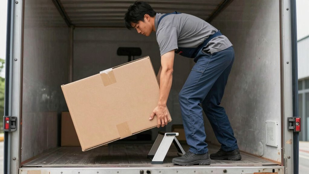 safe secure truck loading