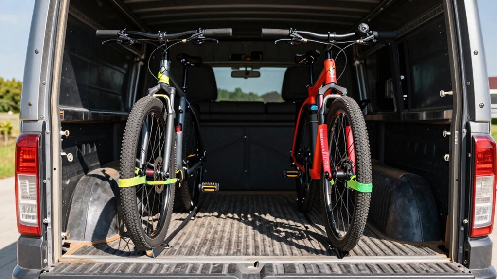 secure bikes with proper straps