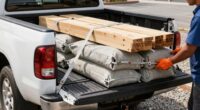 securely load construction supplies
