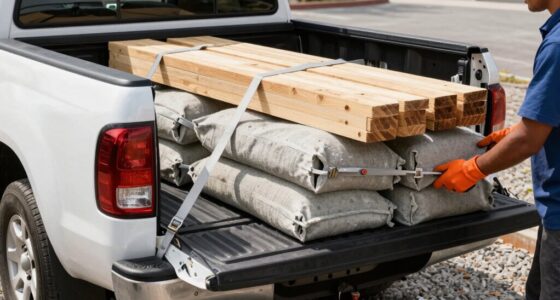 securely load construction supplies