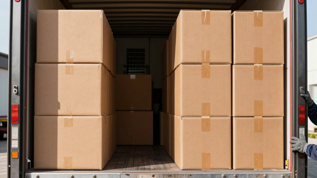 securely stacking tall items