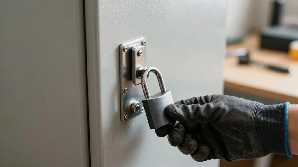 simple security for equipment
