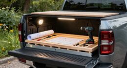 transforming truck beds into workspaces