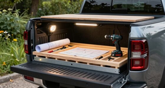 transforming truck beds into workspaces