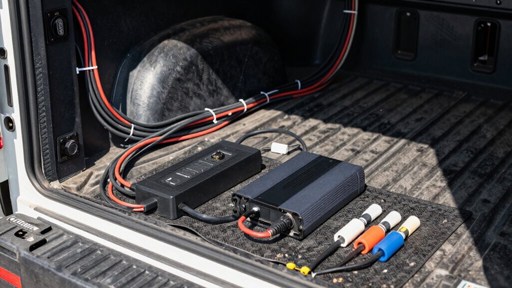 truck bed electrical planning