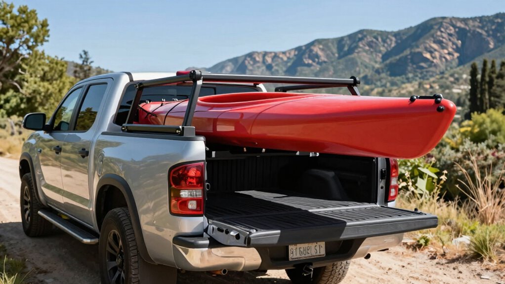 truck bed kayak rack considerations