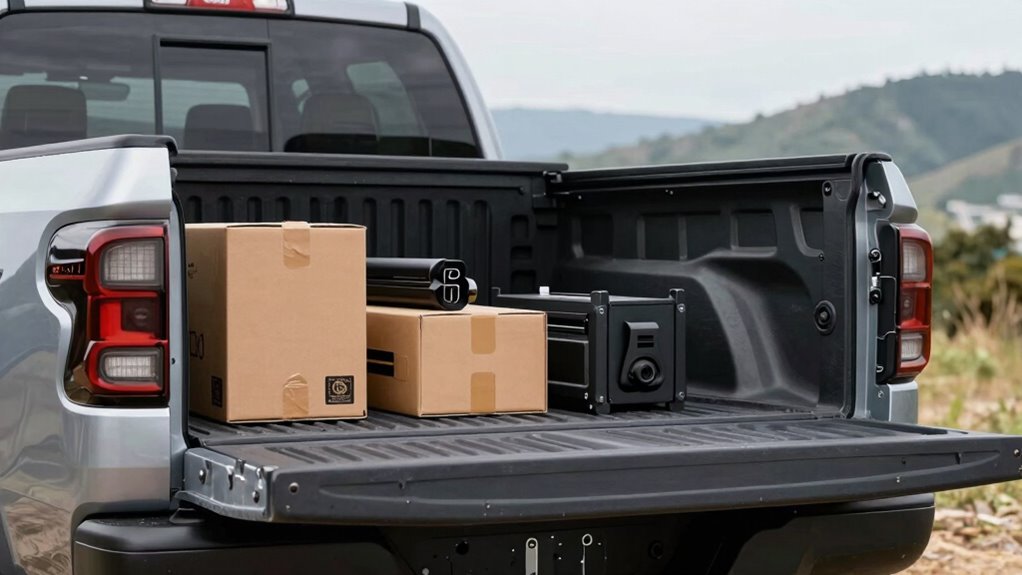 truck bed shape and stability
