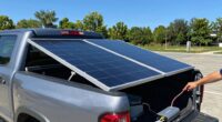 truck bed solar setup