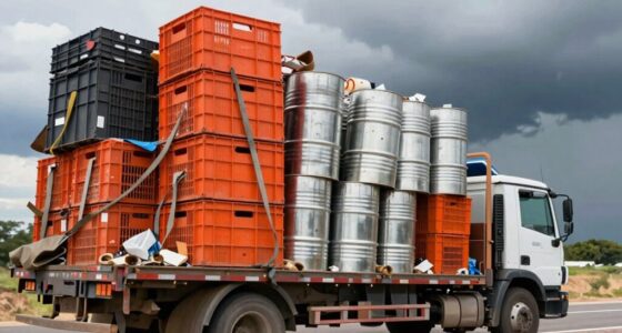 unsecured loads cause damage