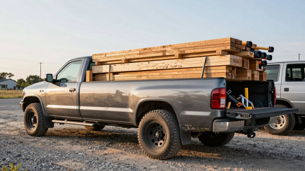 wider bed enhances hauling efficiency