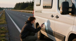 Wohnmobil Unfall A9