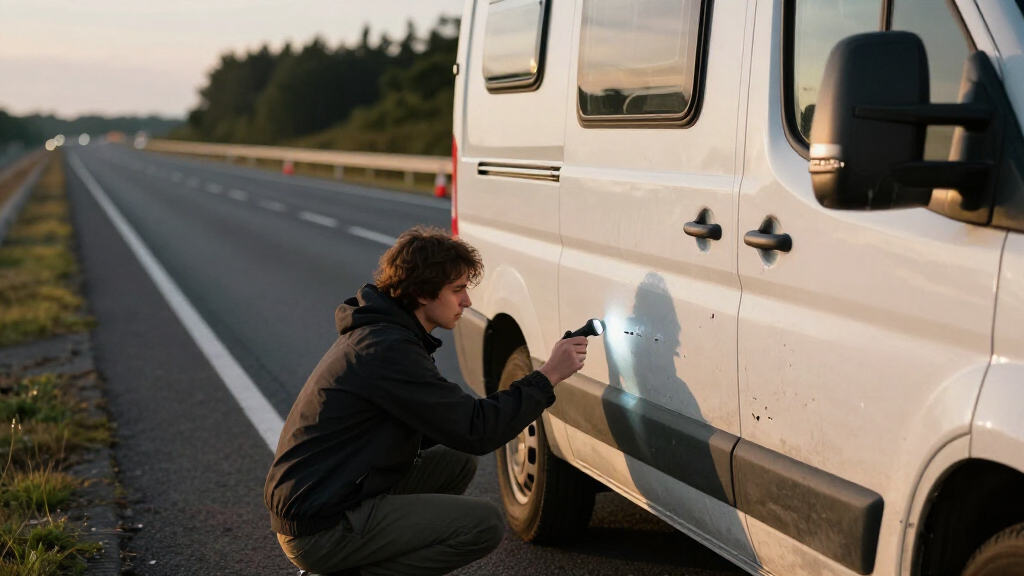 Wohnmobil Unfall A9