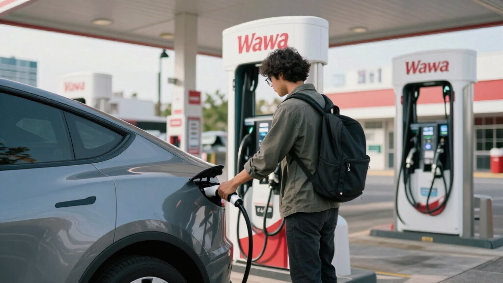 Wawa Branded EV Chargers Are Here Thanks To Electrify America