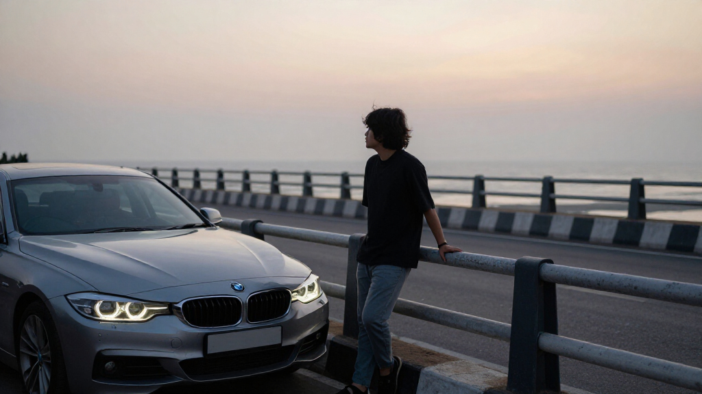BMW That Plunged Off Mumbai's Coastal Road Bridge Had Earlier Hit Couple, Video Viral - The Times Of India