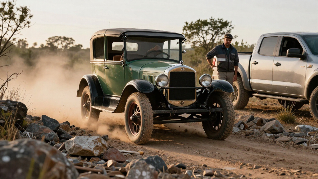 1928 Ford Model A Unfazed By Off-Road Course Made For Modern Trucks