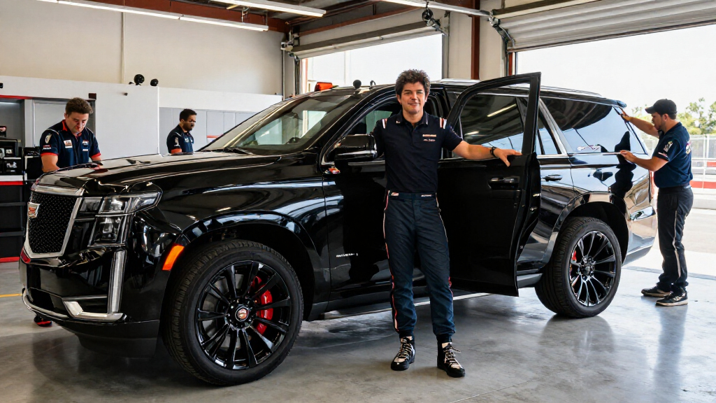 Cadillac F1 Driver Checo Perez Gets A Limited Edition Escalade V Named After Him