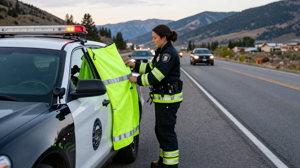 Colorado’s Plan To Protect Emergency Workers On The Shoulder? Giant, Neon Green Ford Trucks