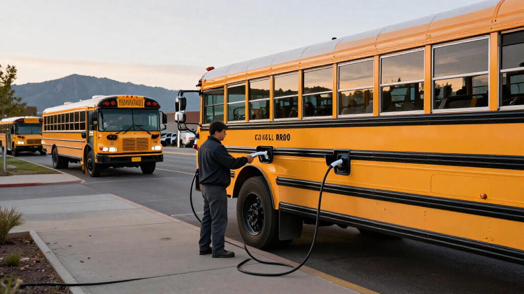 Colorado School District Commissions Six Electric School Buses With Bidirectional Charging