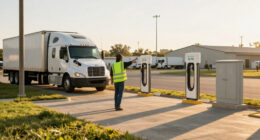 How EV Realty Chooses Sites For Electric Truck Charging Hubs