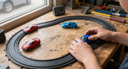 These Toy Race Cars Have Been Driving In Place For A Month—And They’re Still Going